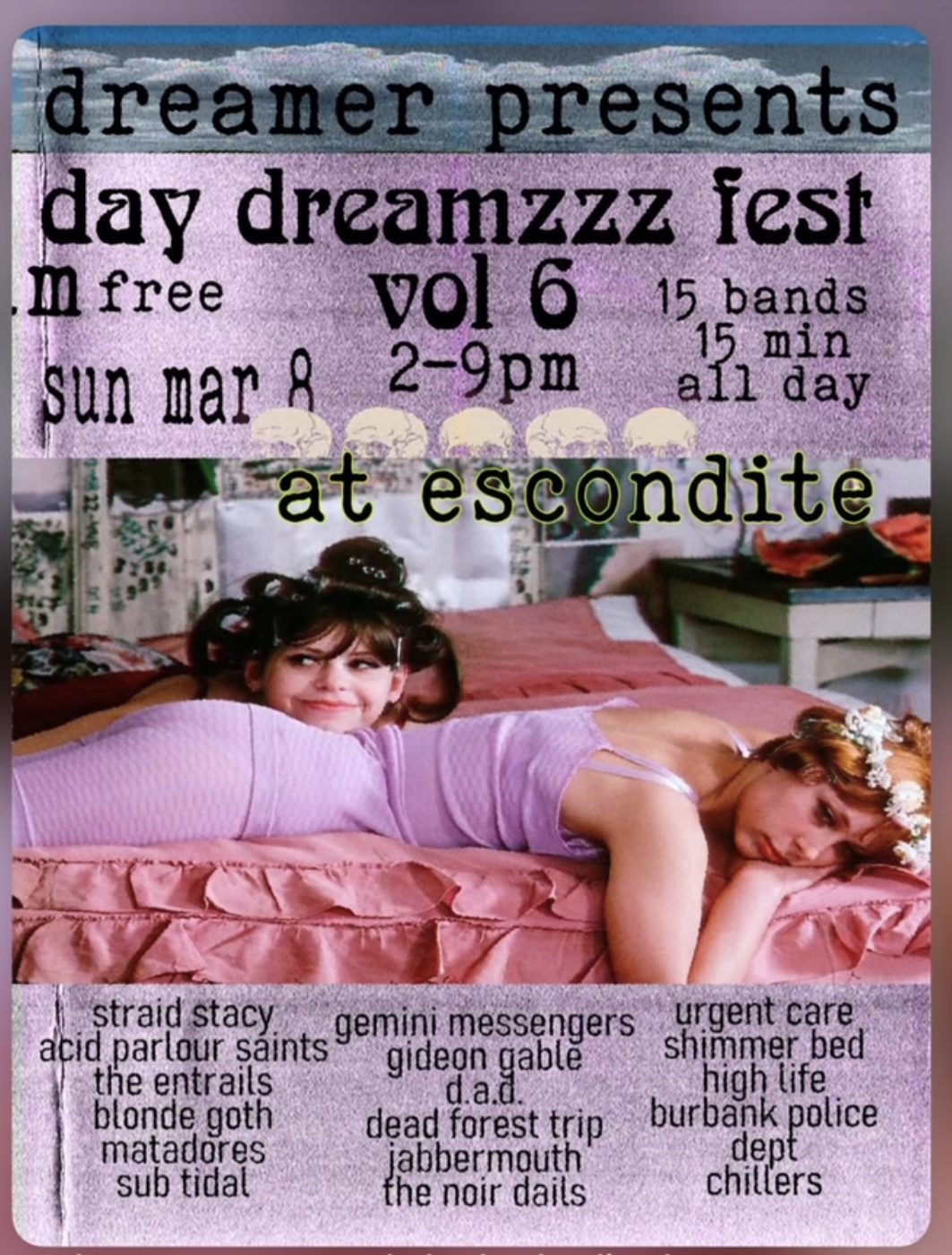 DREAMER PRESENTS: DAY DREAMZZZ FEST flyer