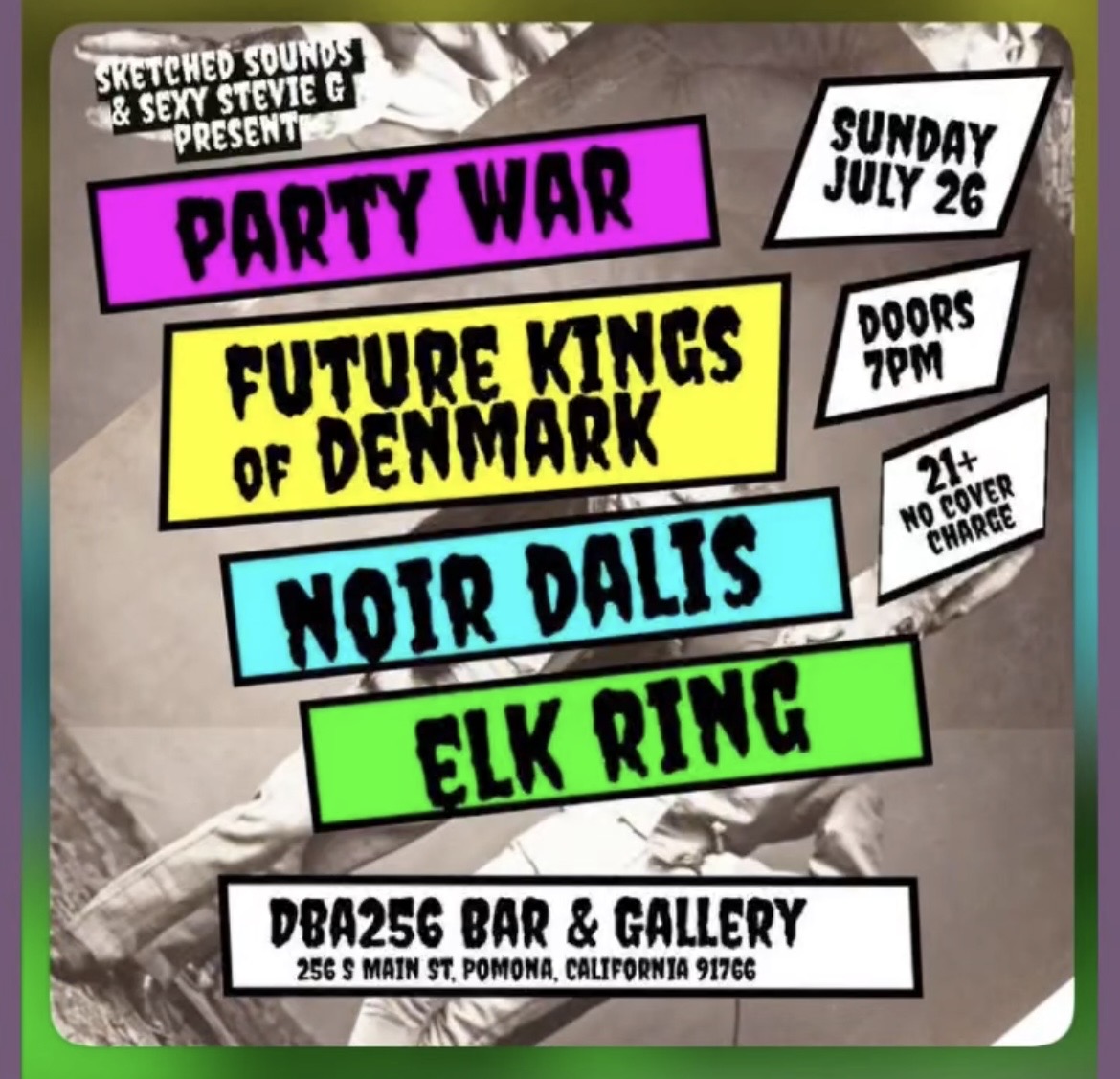 Sketched Sounds & Sexy Stevie G Presents: flyer